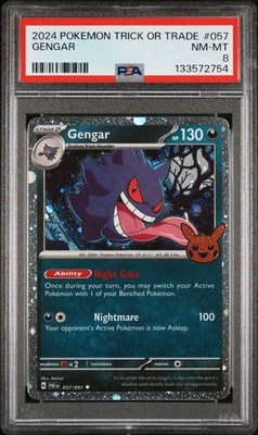Gengar (Cosmos Holo) 057/091 Trick or Trade Booster Bundle 2024