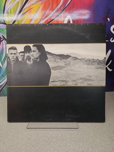 1987 U2 The Joshua Tree Album With Poster R153501 7 90581-1 ATCO Gatefold Vinyl