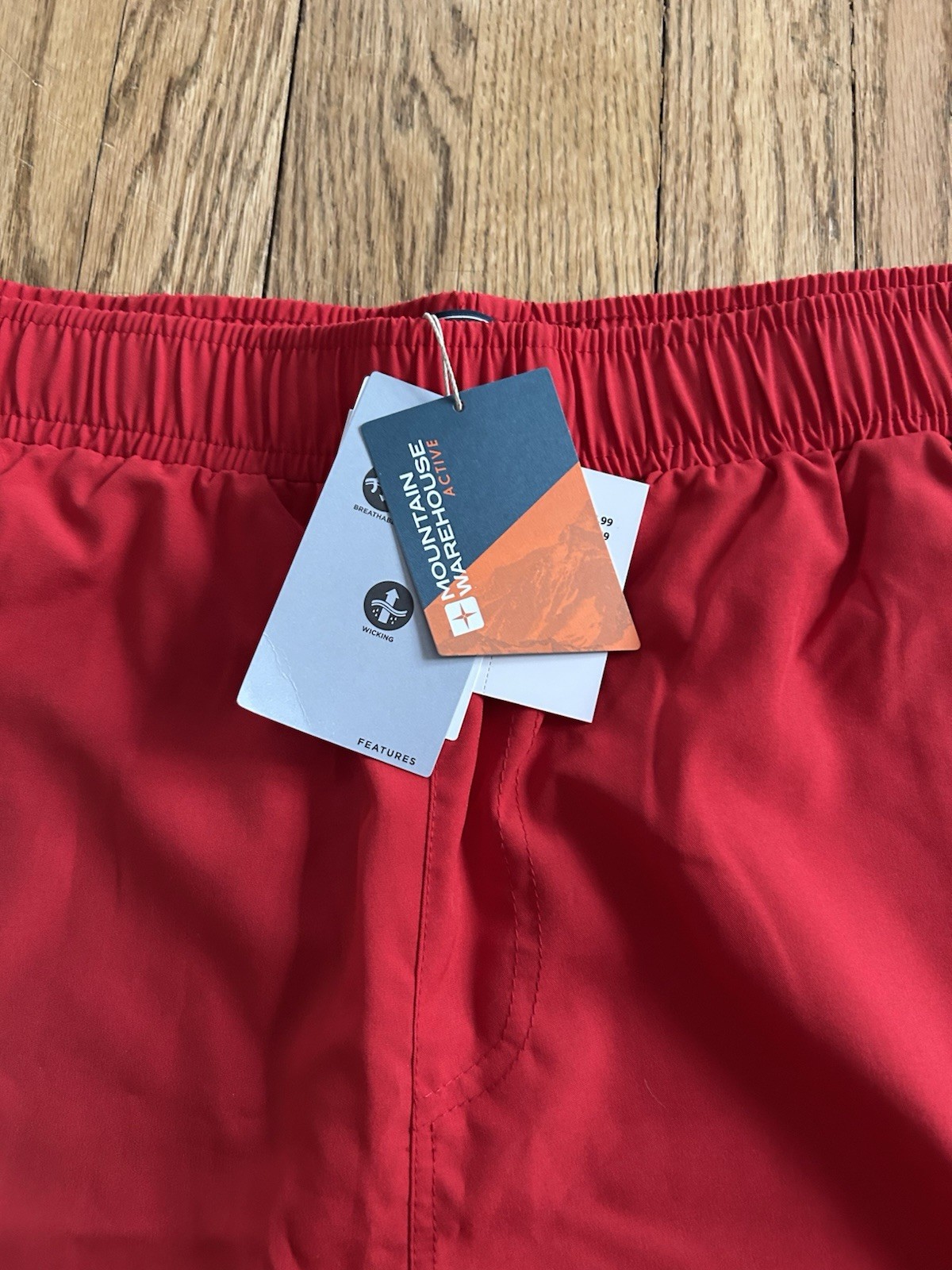 Mountain warehouse men’s swim trunks Red - Size XXL NWT image 3