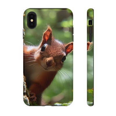Tough Cases. Cute Squirrel Phone Case.