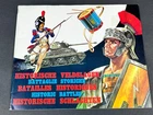 Vintage Panini Historic Military Battles EMPTY Sticker Album Romans Sparta WW2 +