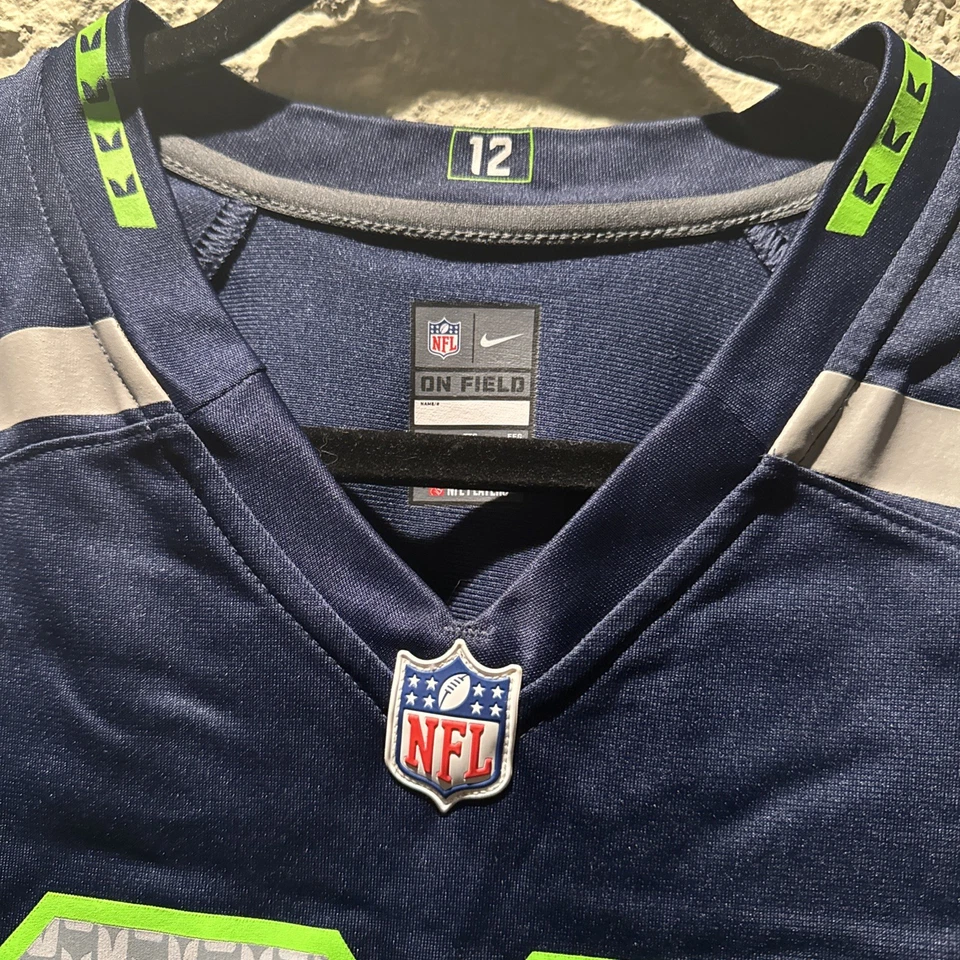 Camiseta para mujer Seattle Seahawks XL azul #29 Earl Thomas lll On Field NFL Nike Foto 2 de 4