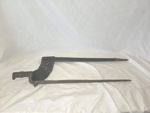 Civil War Era Model 1855 Socket Bayonet With 7 Rivet Scabbard