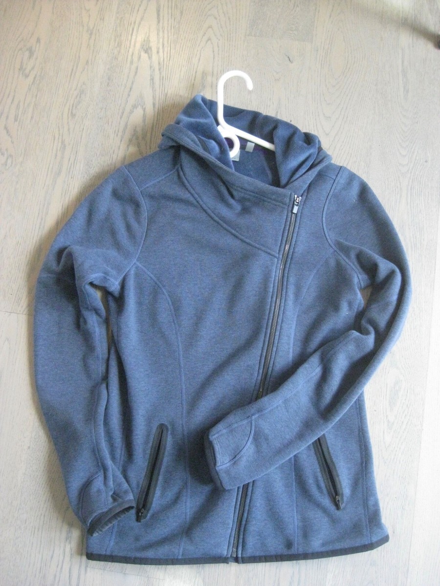 Athleta Cozy Karma Asym Sweatshirt Hoody Small