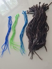 Extensions capelli rasta dreadlock sintetico fatto mano lunghezza 60 cm morbidi 
