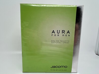 AURA FOR MEN by JACOMO PARIS FL oz/ 75 ML EDT Spray