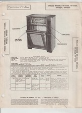 1949 PHILCO Models 49-1602- 49-1605 Phono/Radio Service Manual SAMS PhotoFact A6