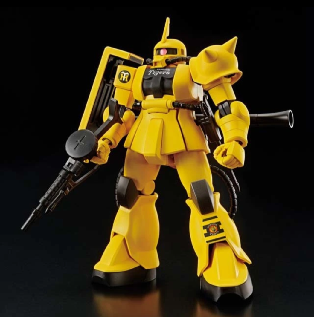 ロボット RX-78-2 GUNDAM MS-06S ZAKU II Tigers Ver Bandai Gunpla Zaku II Tigers Version HG 1/144 MS-06S Plastic