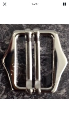 Waistcoat Buckle Silver Tone 3/4 Inch Pack Size 1, 2, 5, 10, 25pcs