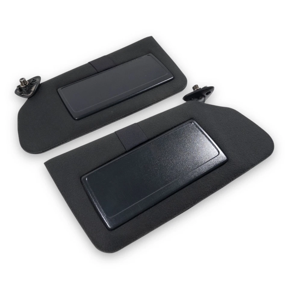 Juego de pares de parasoles negros Oldsmobile Achieva 1992-1998 lado conductor y pasajero Foto 3 de 4