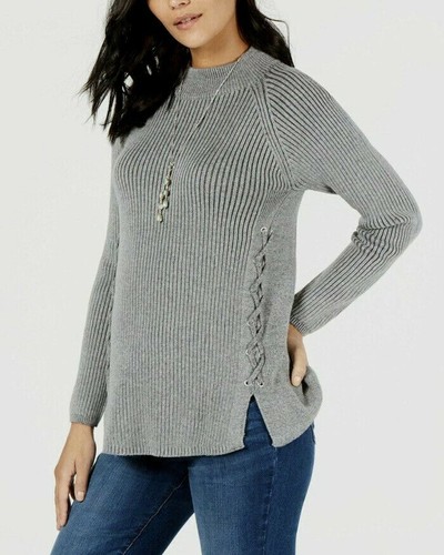 Style \u0026 Co. Lace-Up Mock-Turtleneck 