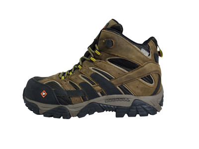 Merrell Men's Moab 2 Vent Mid Waterproof Boots, Boulder, 8 Medium US