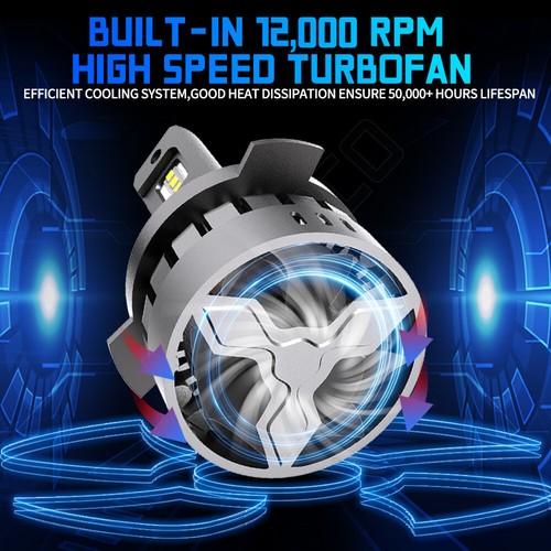 For Pontiac Sunbird 1993-1994 6X Combo 6000K LED Headlight Hi-Lo Fog Light Bulbs - Picture 4 of 16