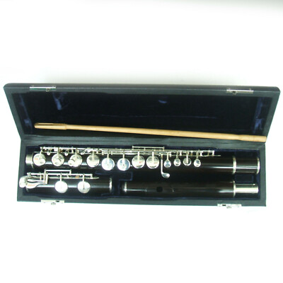 Concert Ebony alto Flute Set G Key Ebony Body Silver Plated