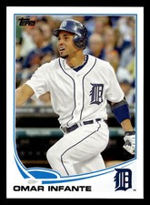 Omar Infante 2013 Topps #516 Detroit Tigers BUY3GET1FREE