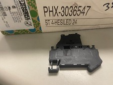 (1) Phoenix Contact ST 4-HESILED 24 3036547 Fused Terminal Block, 24v 5x20