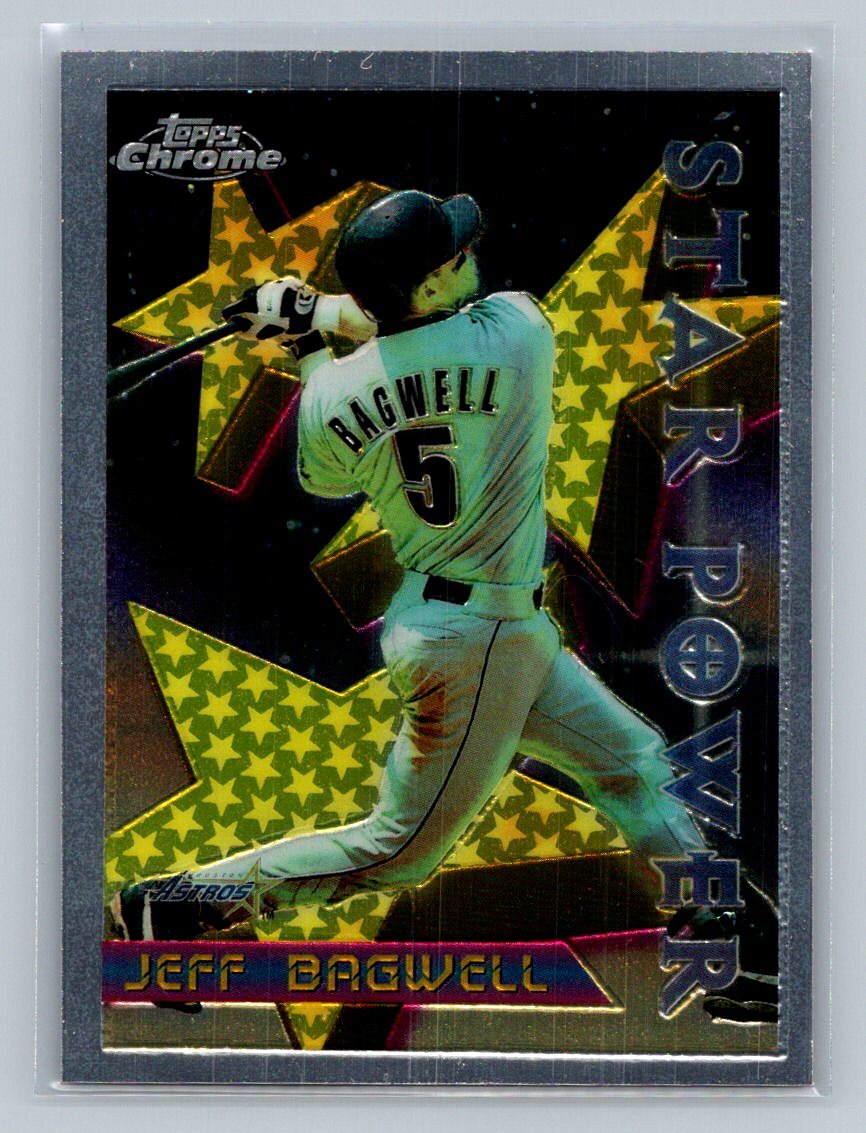1996 Topps Chrome Jeff Bagwell #4 Houston Astros