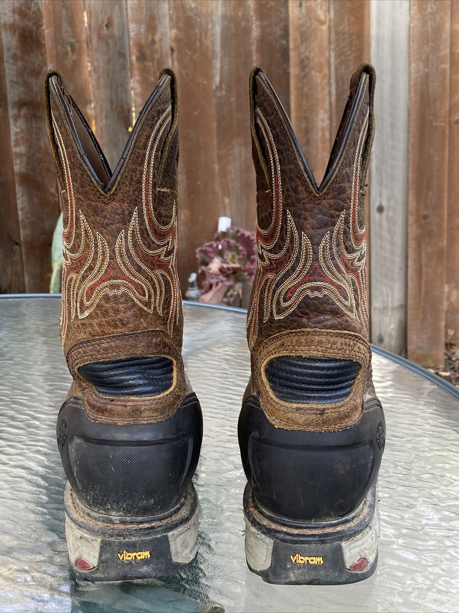 Justin Men's Commander X-5 Work Boots WK2111-M - Tough & Comfortable Work Shoes
