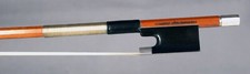 A very fine German certified violin bow, A. Nurnberger, c. 1940.