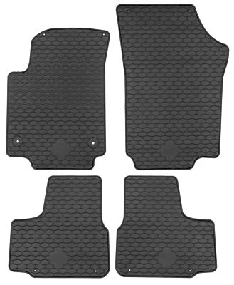 Tapis de sol en caoutchouc pour Volkswagen up! Hayon depuis 2012 - Photo 1/4