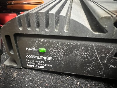 Alpine V12 MRV-T500 2 Channel 300W Old School Car Amplifier