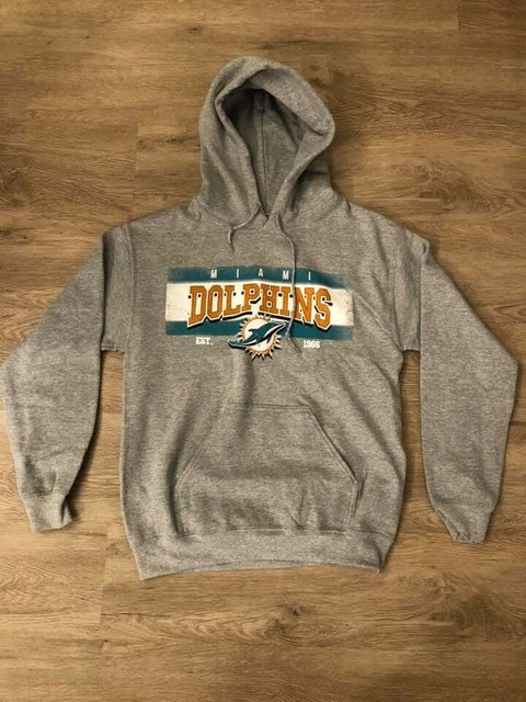 NFL Miami Dolphins Mens Sizes Small Gray Hoodie (New without Tag) | eBay