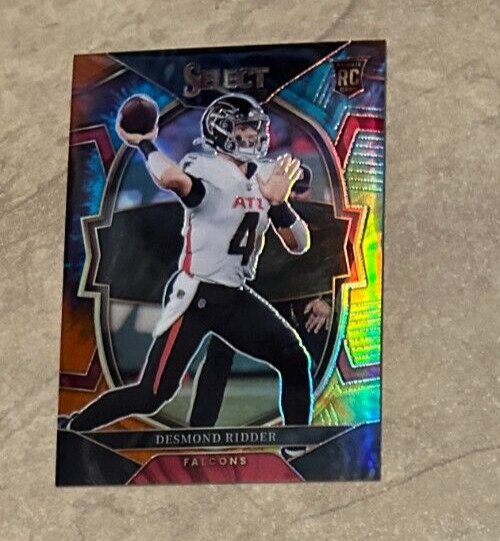 2022 Desmond Ridder Select Concourse Tie Dye #36 19/25 Atlanta Falcons