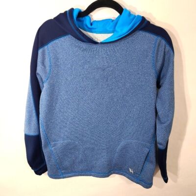 Mambo Australia Boys Size L 14-16 Hooded Sweatshirt with Pockets Blue Hoodie