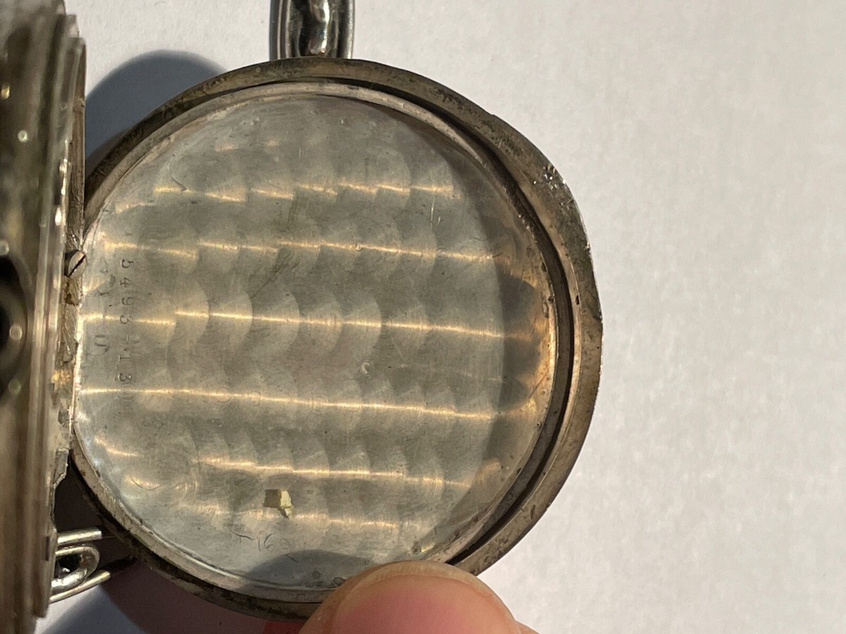 Ancienne Montre Gousset En Argent Massif à Restaurer Ou Pour Pièces - Modèle Vintage