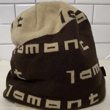 Jamont Brown Tan Spell Our Logo Knit Cap Mens Snow Ski Beanie Acrylic Hat China