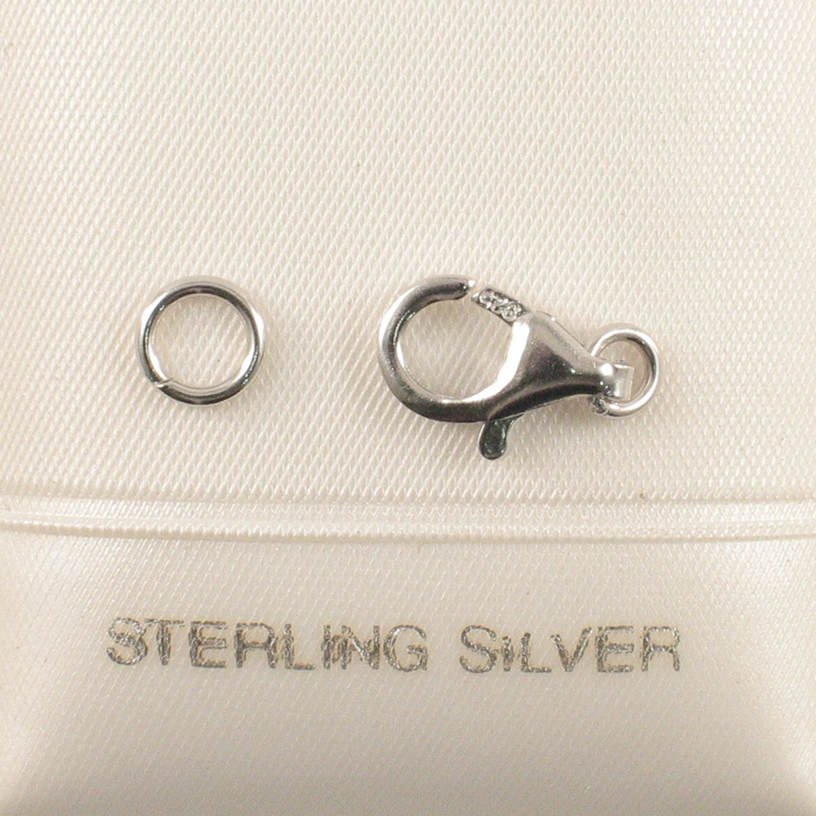 Solid Sterling Silver 925 with Rhodium Finish Trigger 6x11mm Clasp TPJ