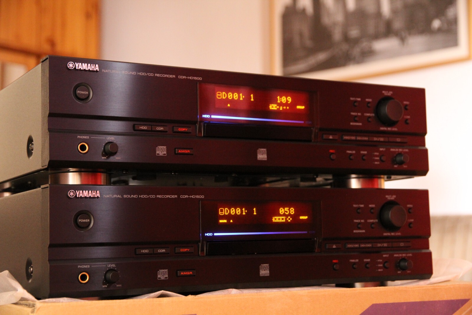 Yamaha CDR-HD1500 HDD CD player lossless high resolution CD HDD