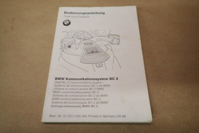 2000 BMW K1200LT OPERATING INSTRUCTIONS BOOKLET MANUAL BEDIENUNGSANLEITUNG