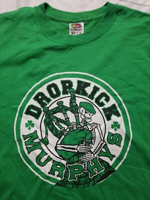 Vintage Dropkick Murphys Shirt Boston Tour Shirt sz small rock