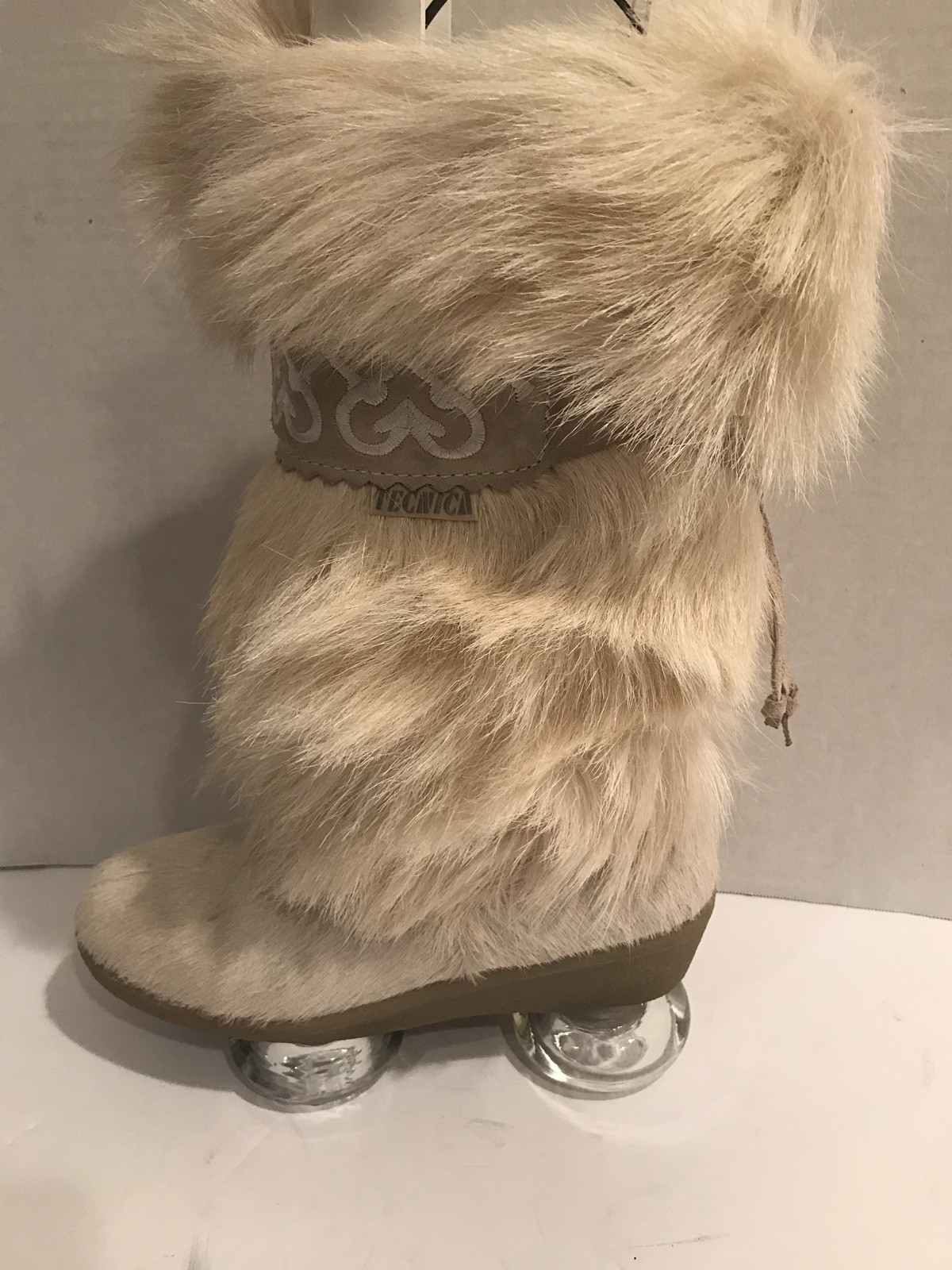 TECNICA Yeti Italian Fur Boots with Sherpa Lining Wh… Gem