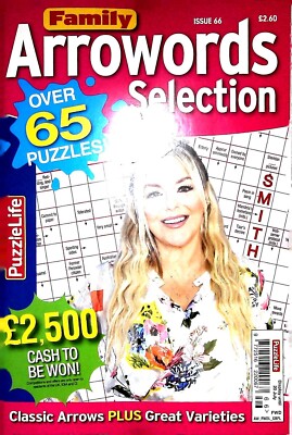 ARROW WORD PUZZLE BOOK MAG FAMILY ARROWORDS SELECTION ISSUE 66 NEW