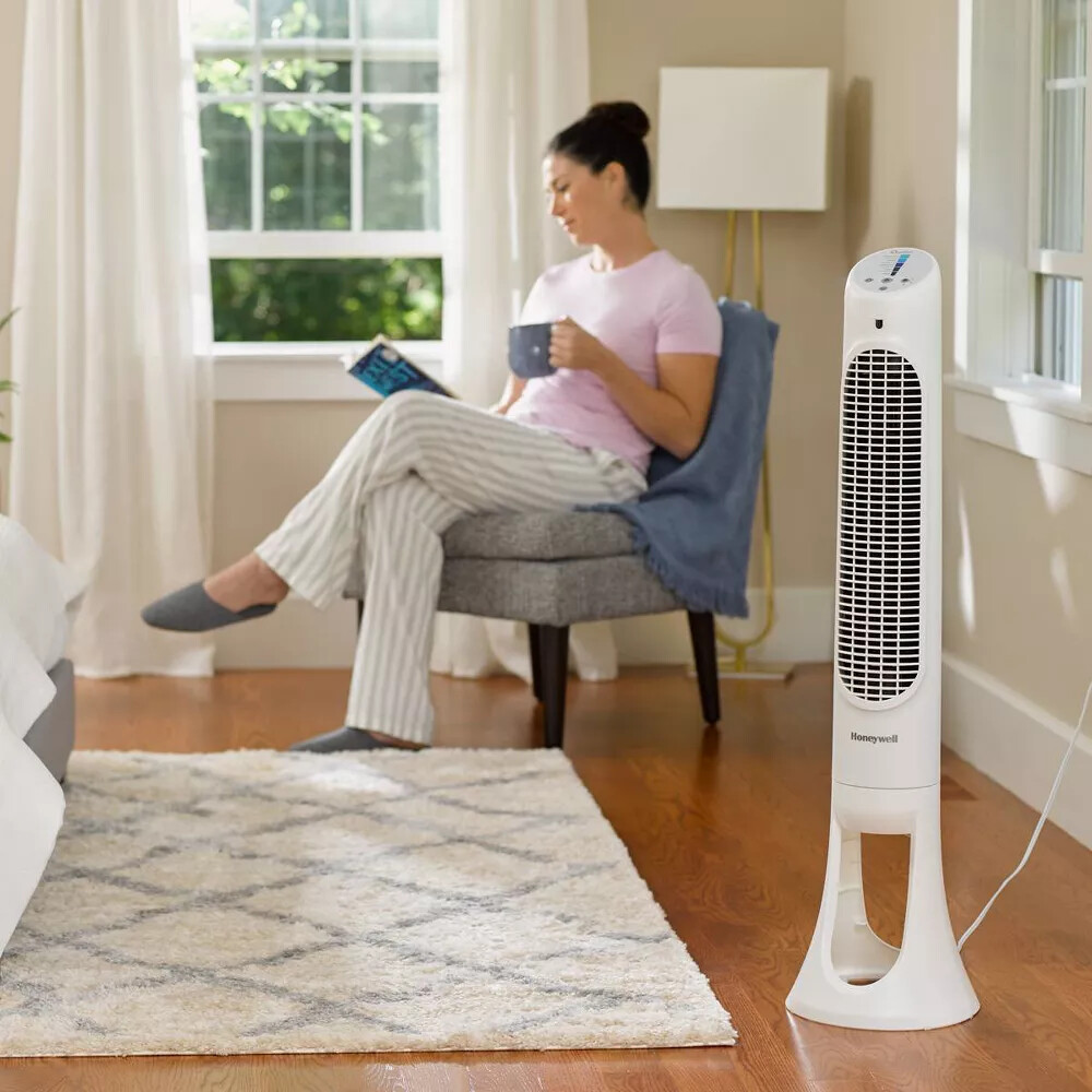 Honeywell Quiet Set 5-Speed Tower Fan Oscillating | eBay