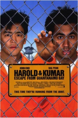 Harold & Kumar Escape from Guantanamo Bay Original Promo Movie Poster 11x17