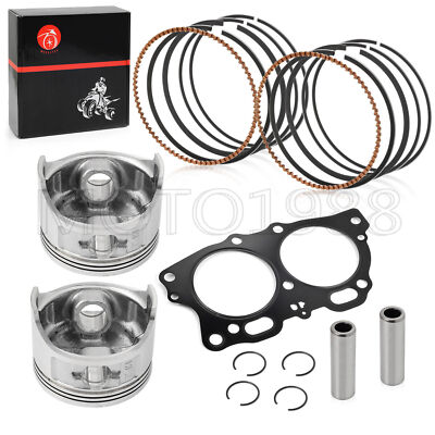 Oversize 0.5mm Piston Ring kit For EZGO Golf Cart Robin 350cc EH35C ...