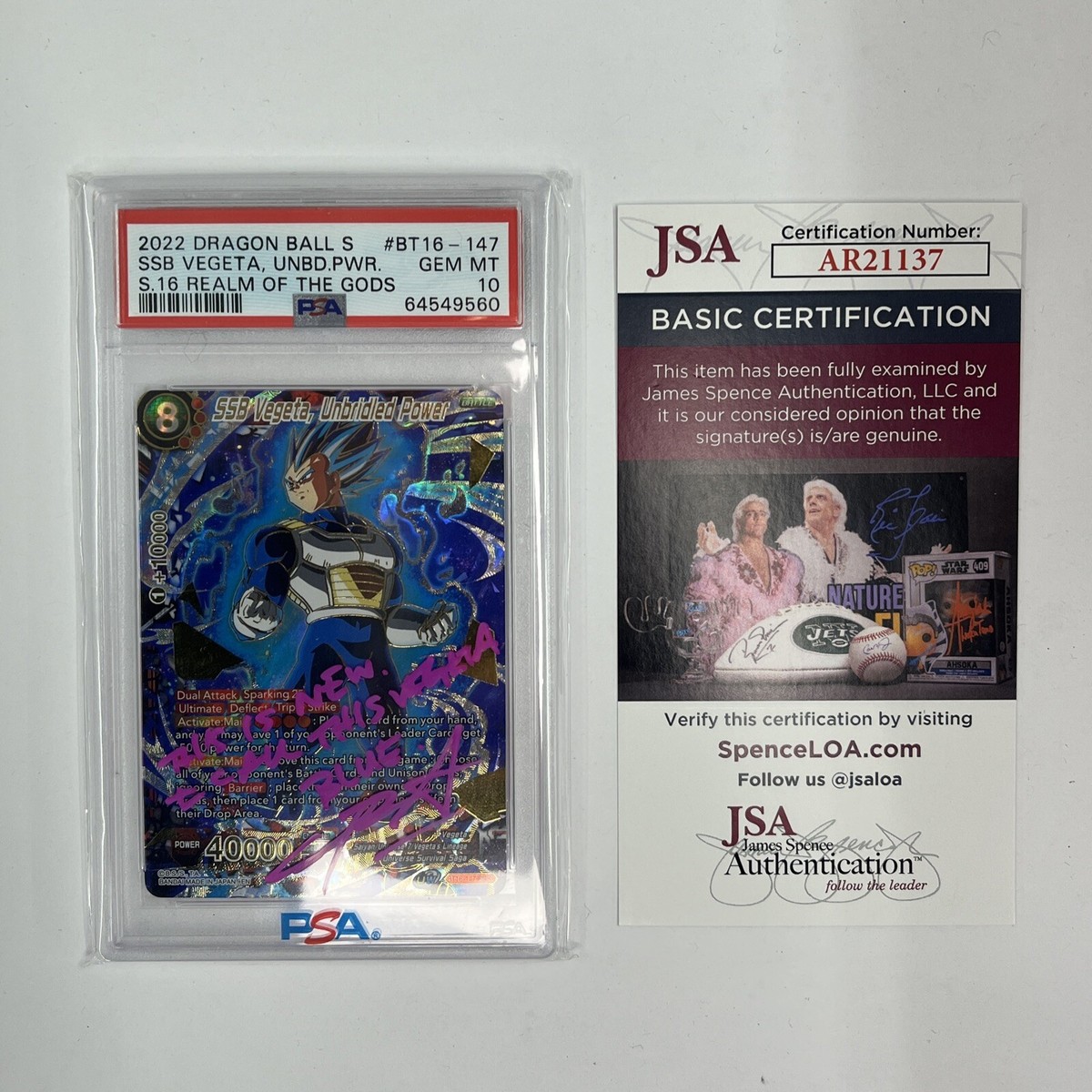 Dragon Ball Super Card Game SSB Vegeta, Unbridled Power Series 16