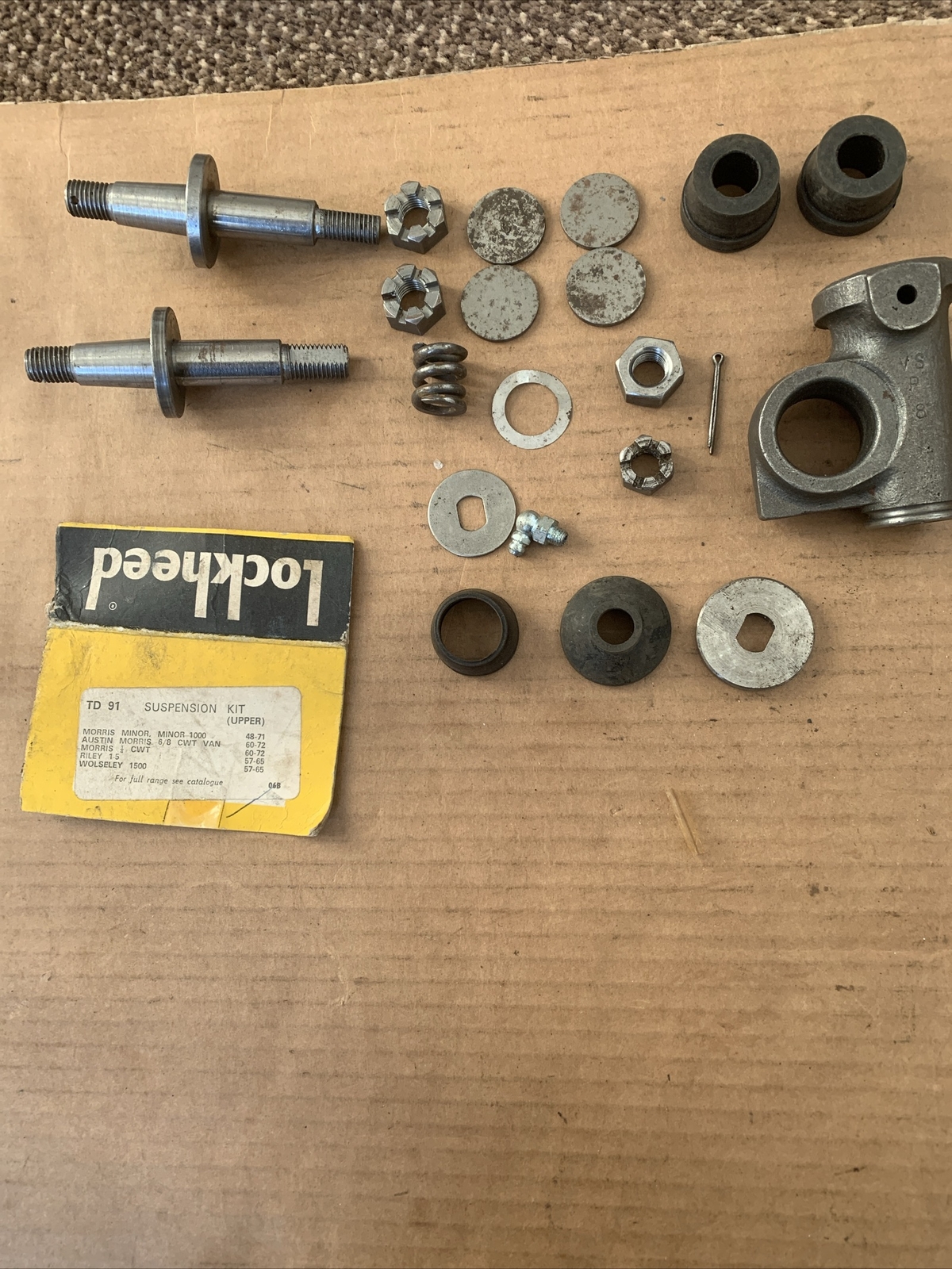 Morris Minor Front Suspension Parts Lock head Upper eBay