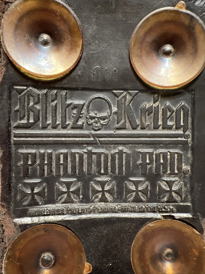 Cojín de cojín de asiento trasero de motocicleta Blitzkrieg Phantom Pad de colección Foto 3 de 4