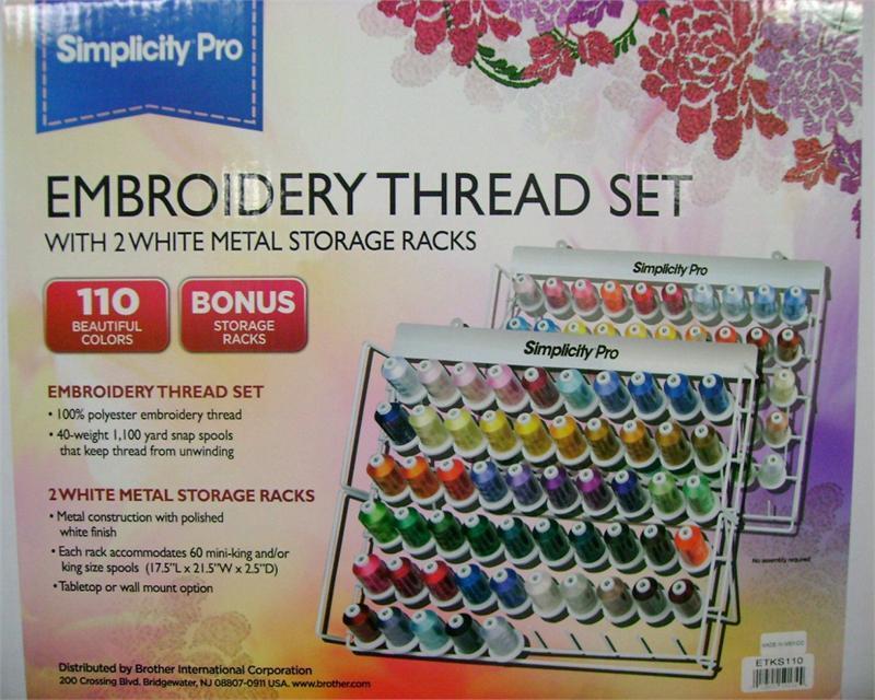 Embroidery Thread Weight Chart