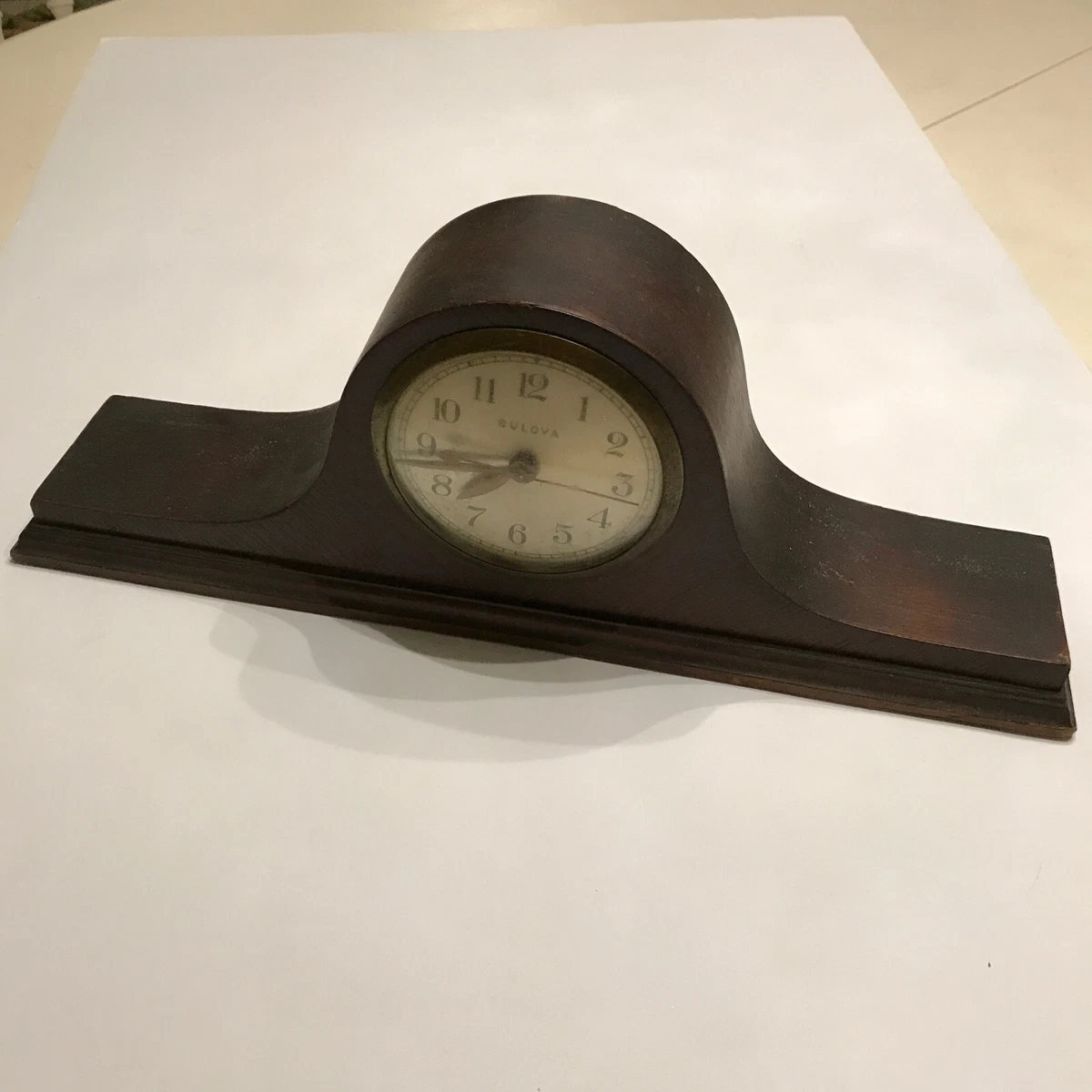 Vintage Bulova Quartz Mantel Clock Functional Made In, 45 OFF