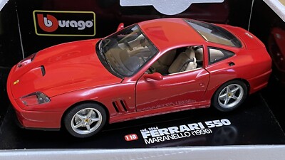 V 1:18 1:24 Bburago Burago Ferrari 550 Maranello F50 F300 F1 Gift Set Mint Boxed EUR 187,46 - FR