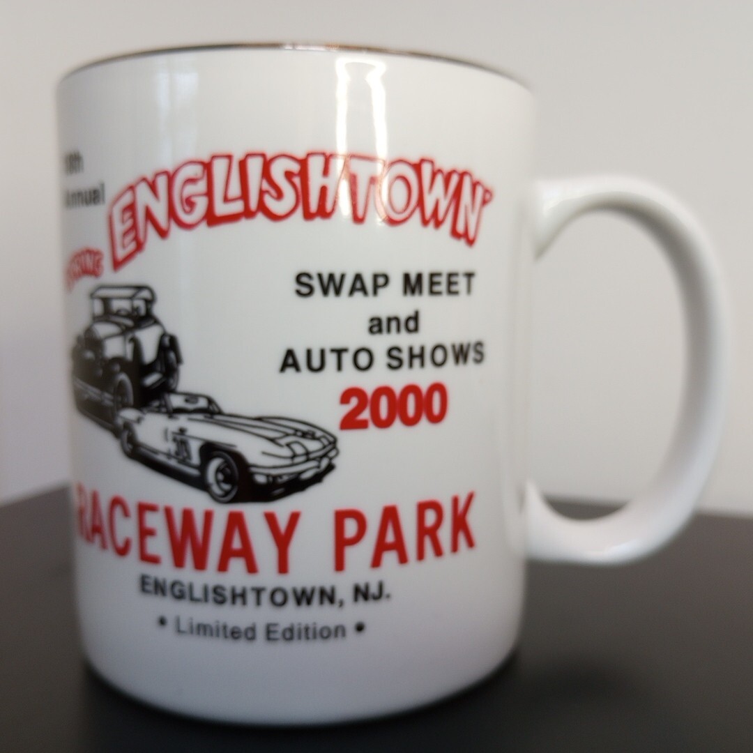 Raceway Park Englishtown NJ 2000 Spring Swap Meet Auto Car Shows Mug