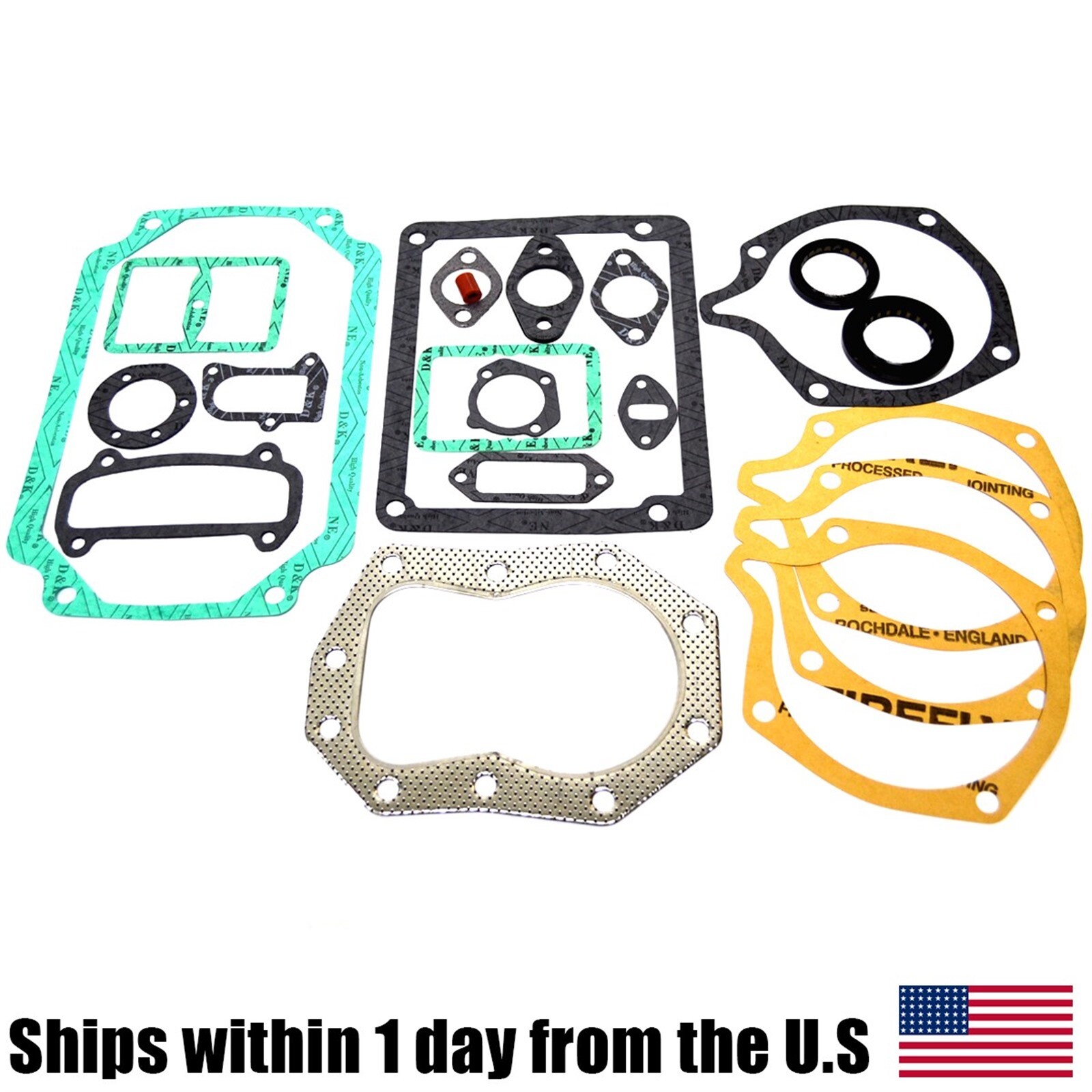 Complete Gasket Set w/ Crank Seals for Kohler K341 16HP Models eBay