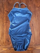Speedo Women's Swimsuit One Piece Endurance Super Pro Solid Adult, Sz 28, Blue