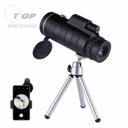 HD Monocular Starscope Phone Camera Zoom Lense 40X60 Tripod Holder Telescope New - Picture 10 of 12