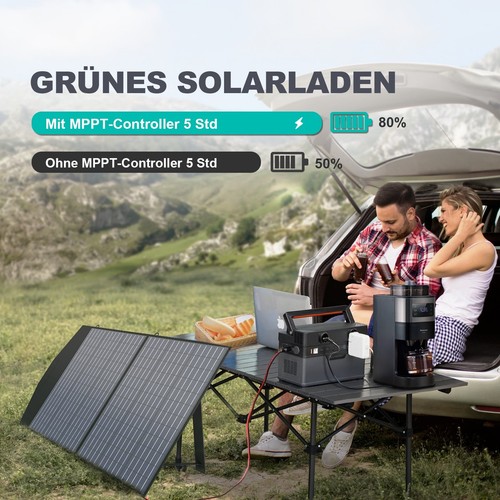 ALLPOWERS 700W Solar Powerstation 606Wh Stromversorgung mit 2 x AC-Steckdosen - Bild 7 von 7